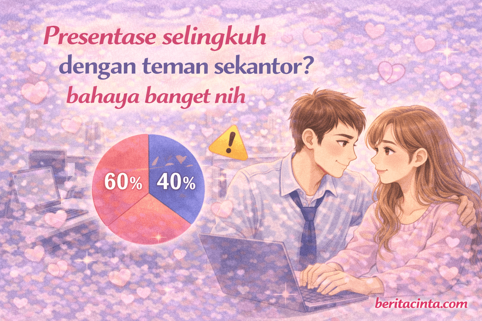 Presentase Selingkuh dengan Teman Sekantor? Bahaya Banget Nih