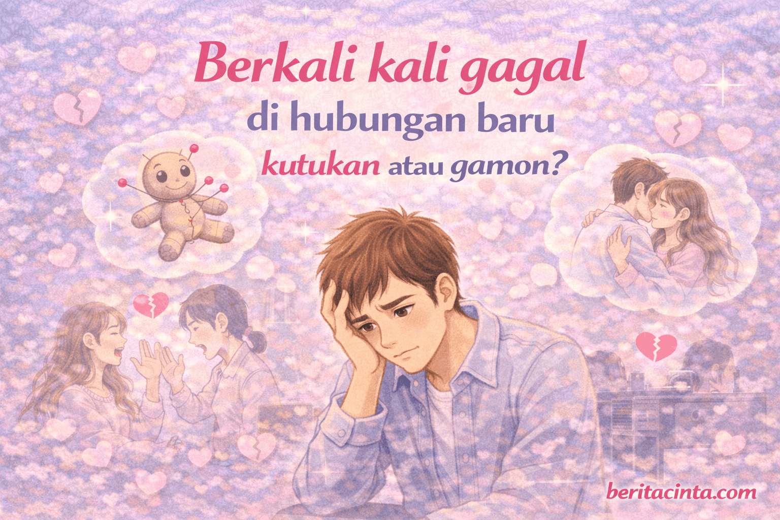 Berkali Kali Gagal di Hubungan Baru, Kutukan atau Gamon