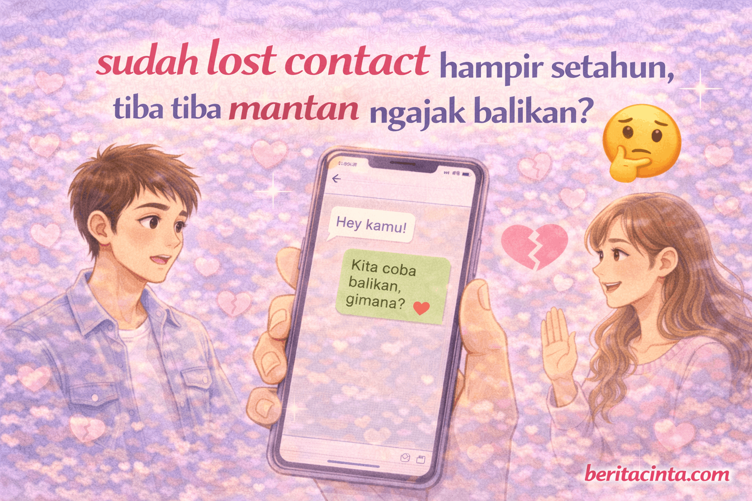 Sudah Lost Contact Hampir Setahun, Tiba Tiba Mantan Ngajak Balikan
