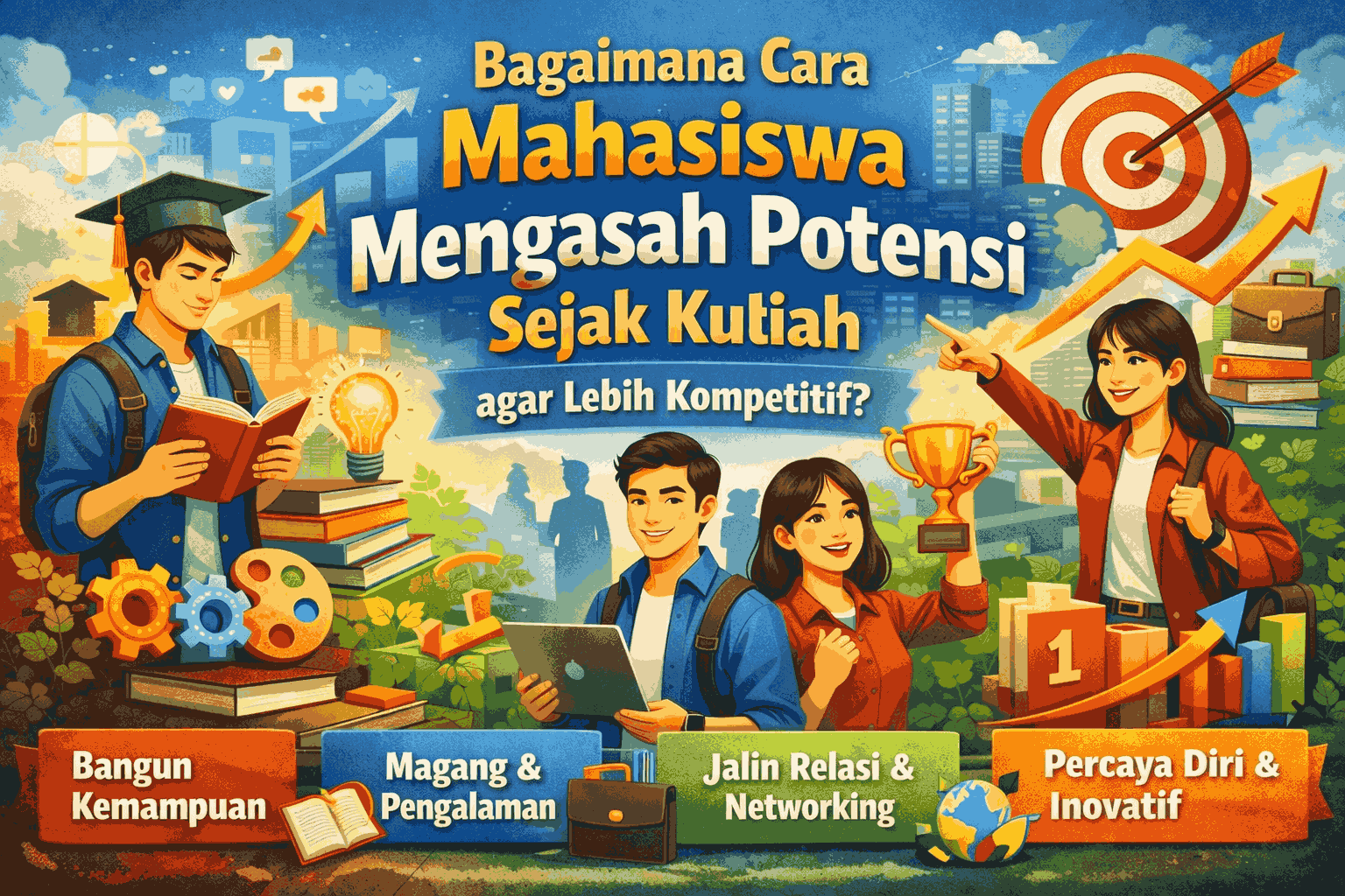 Bagaimana Cara Mahasiswa Mengasah Potensi Sejak Kuliah agar Lebih Kompetitif?