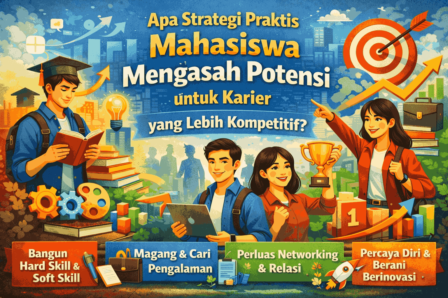 Apa Strategi Praktis Mahasiswa Mengasah Potensi untuk Karier yang Lebih Kompetitif?