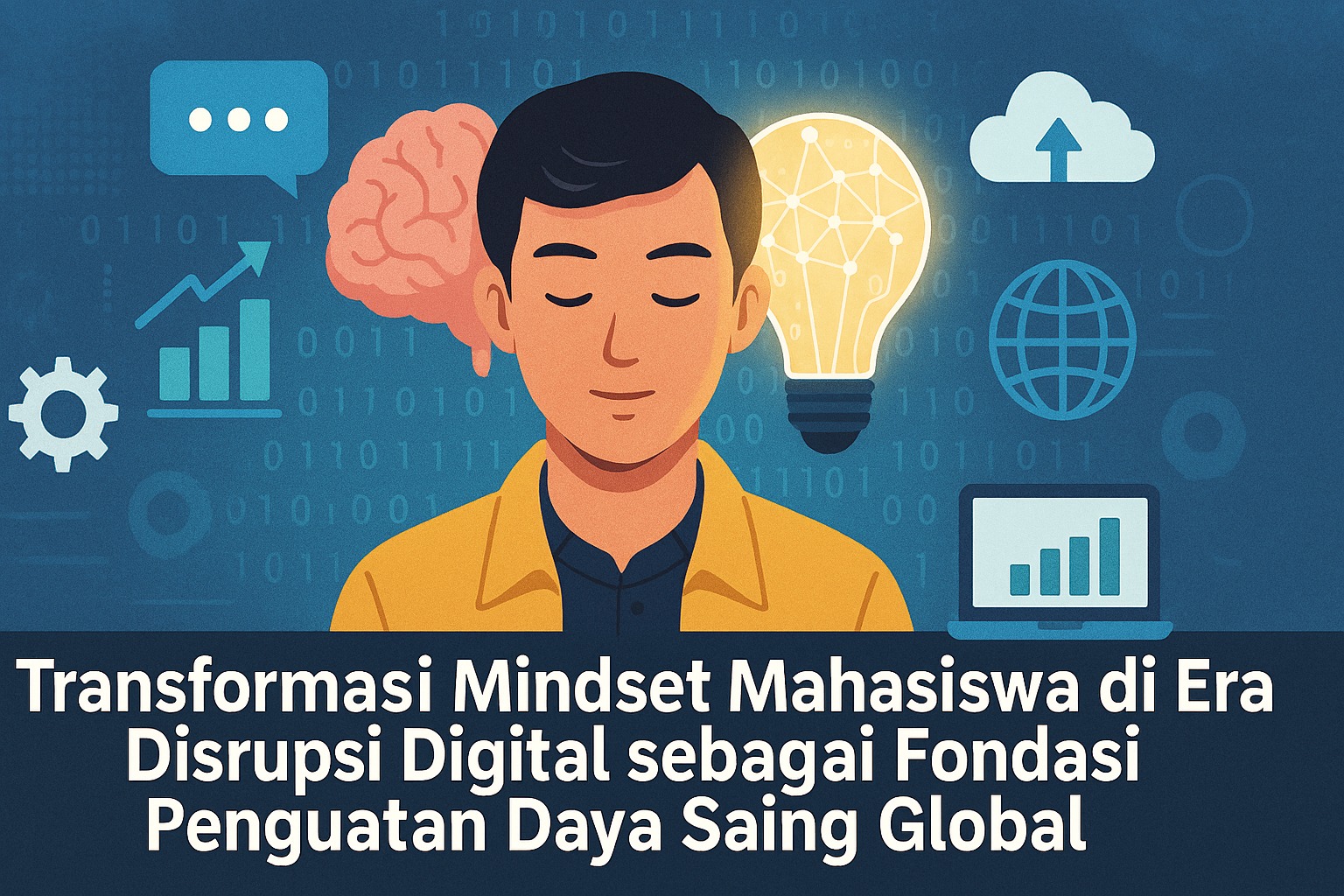 Transformasi Mindset Mahasiswa di Era Disrupsi Digital sebagai Fondasi Penguatan Daya Saing Global