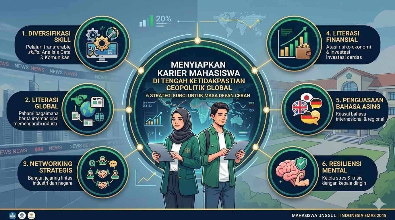 Bagaimana Mahasiswa Menyiapkan Karier Di Tengah Ketidakpastian Geopolitik Global?