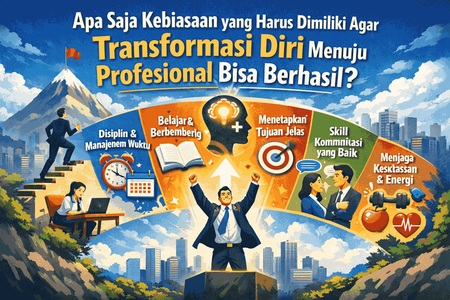Apa Saja Kebiasaan Yang Harus Dimiliki Agar Transformasi Diri Menuju Profesional Bisa Berhasil?