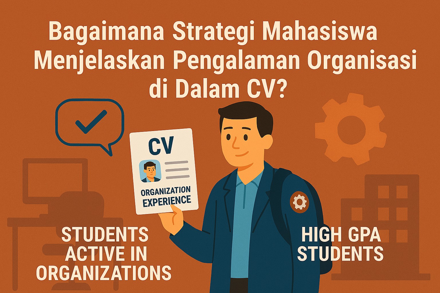 Bagaimana Strategi Mahasiswa Menjelaskan Pengalaman Organisasi di Dalam CV?