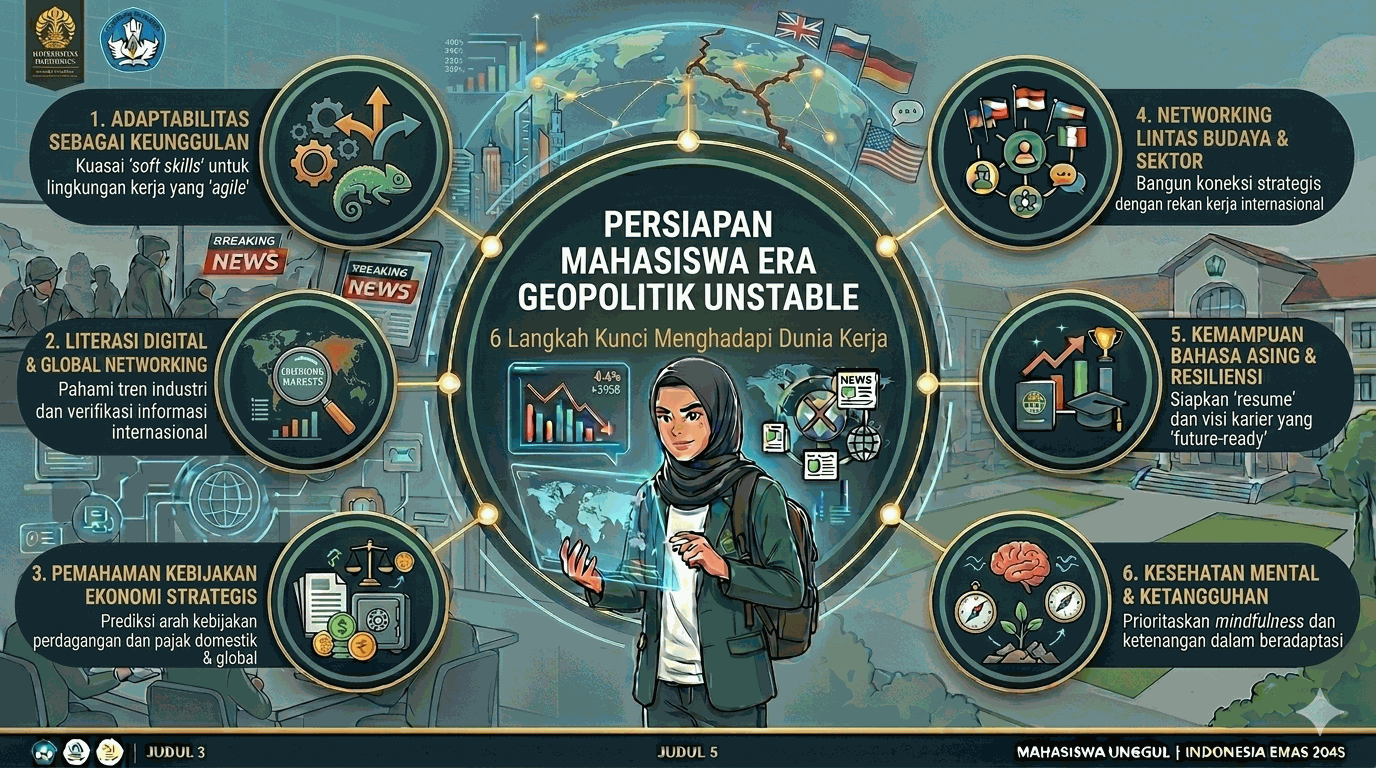 Bagaimana Mahasiswa Bisa Tetap Produktif Di Tengah Ketidakpastian Geopolitik Global?