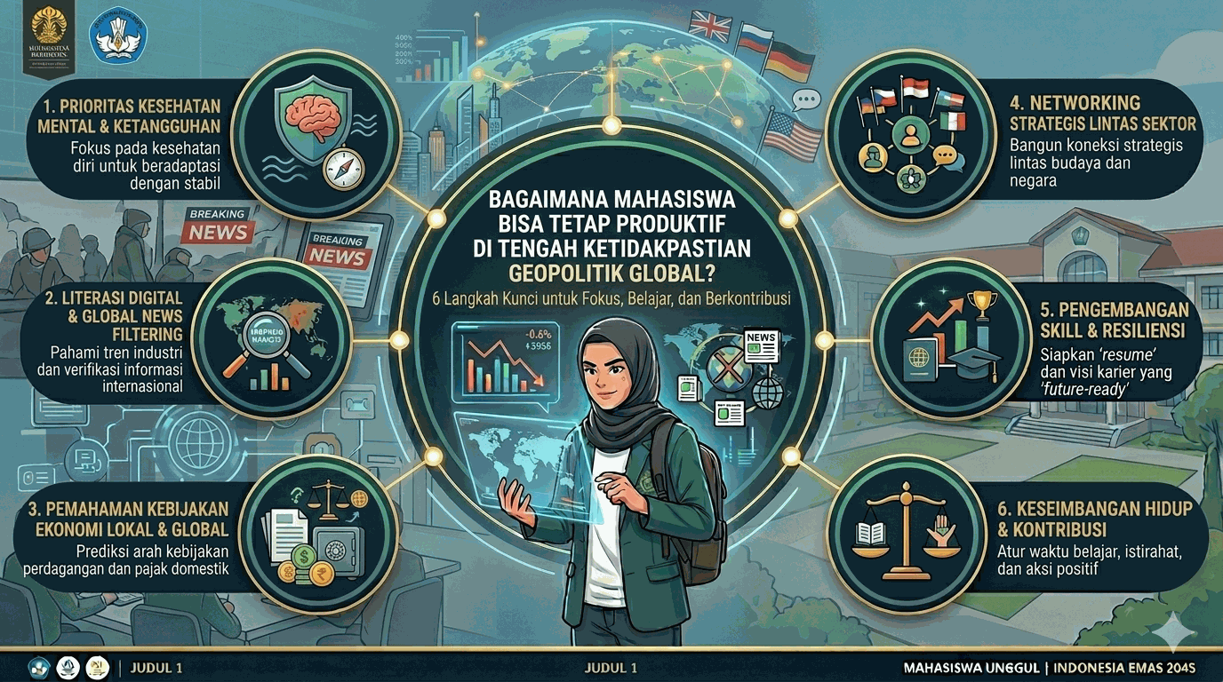 Apa Yang Perlu Dipersiapkan Mahasiswa Untuk Menghadapi Dunia Kerja Di Era Geopolitik Yang Tidak Stabil?
