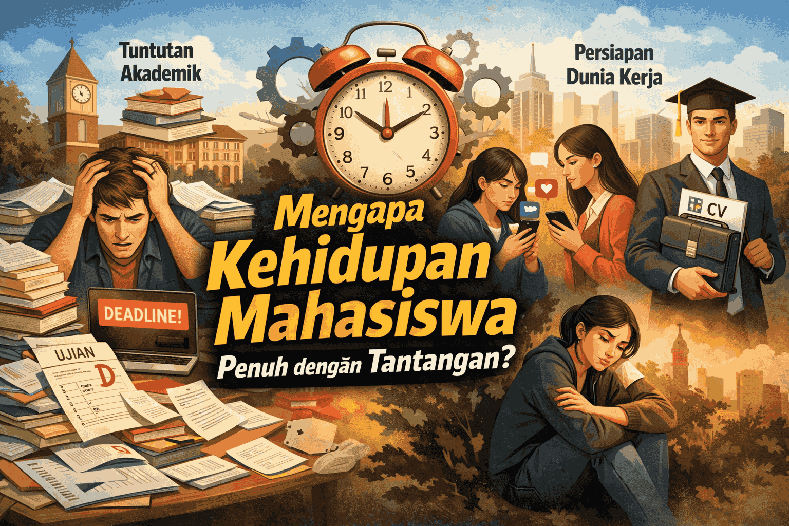 Mengapa Kehidupan Mahasiswa Penuh dengan Tantangan?
