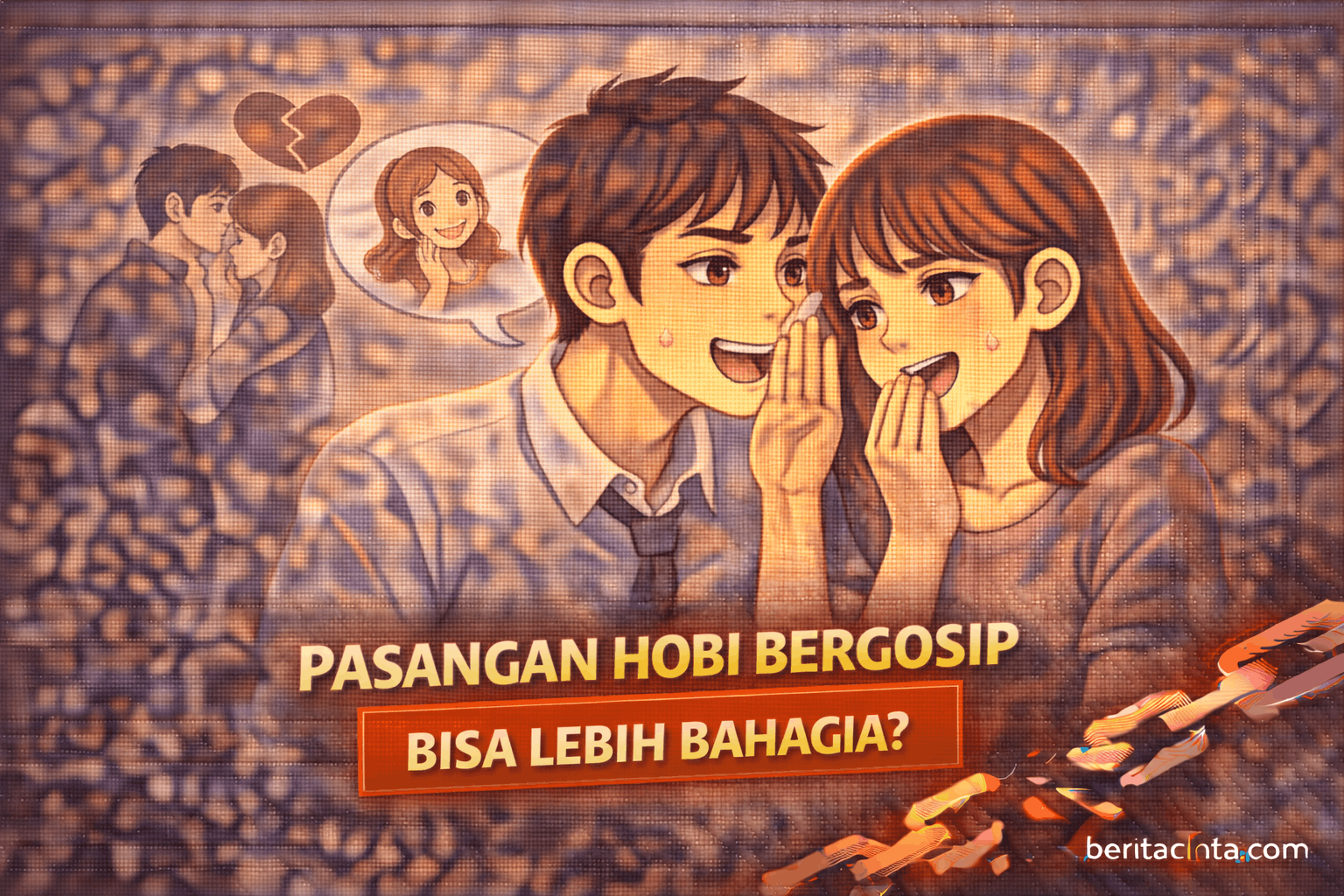Pasangan Hobi Bergosip Bisa Lebih Bahagia?