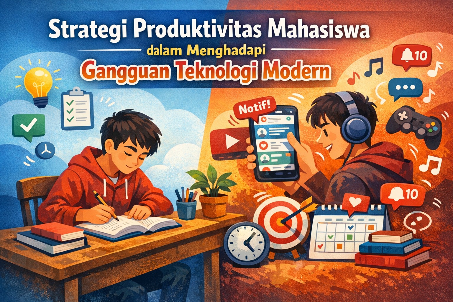 Strategi Produktivitas Mahasiswa dalam Menghadapi Gangguan Teknologi Modern