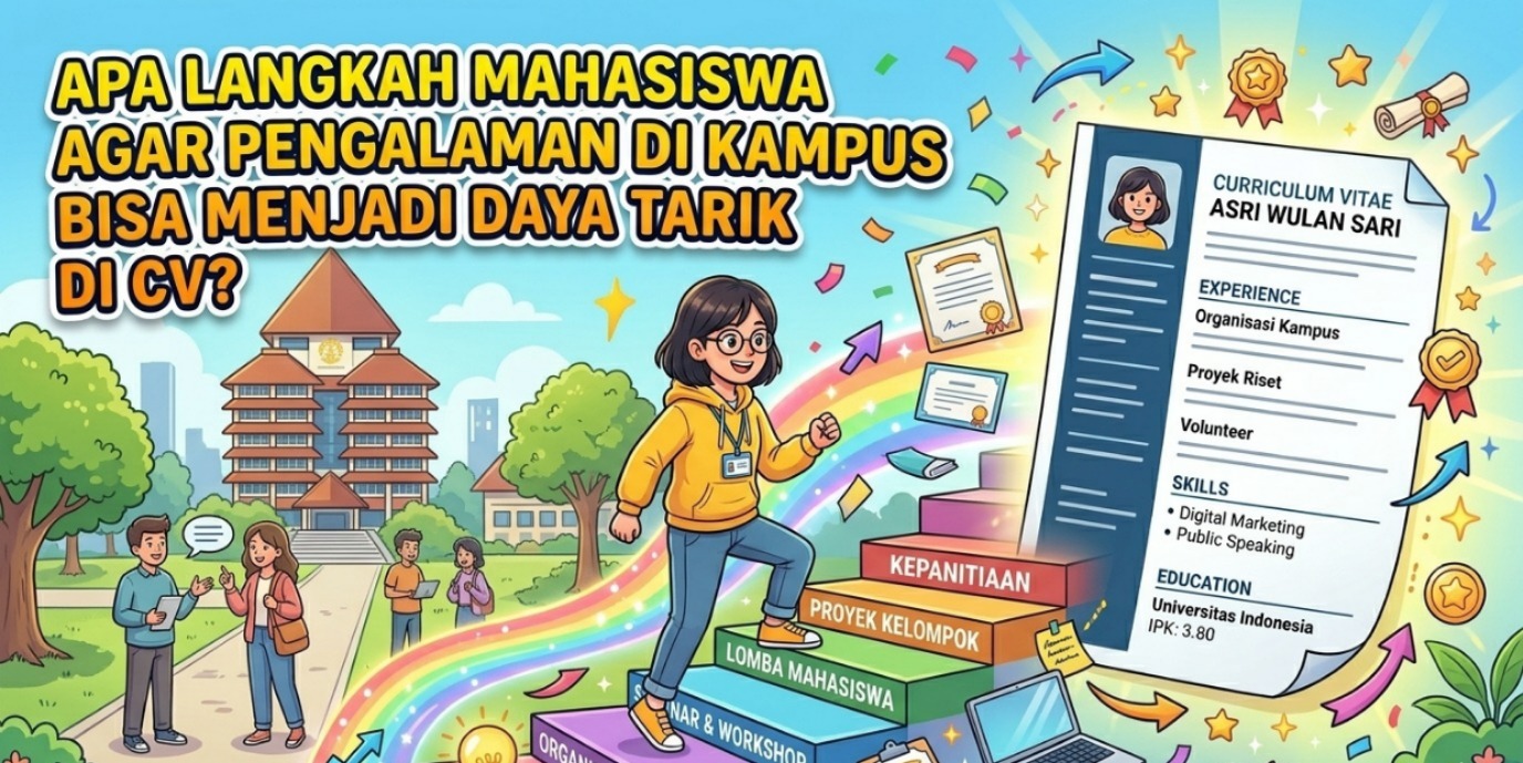 Apa Langkah Mahasiswa Agar Pengalaman di Kampus Bisa Menjadi Daya Tarik di CV?