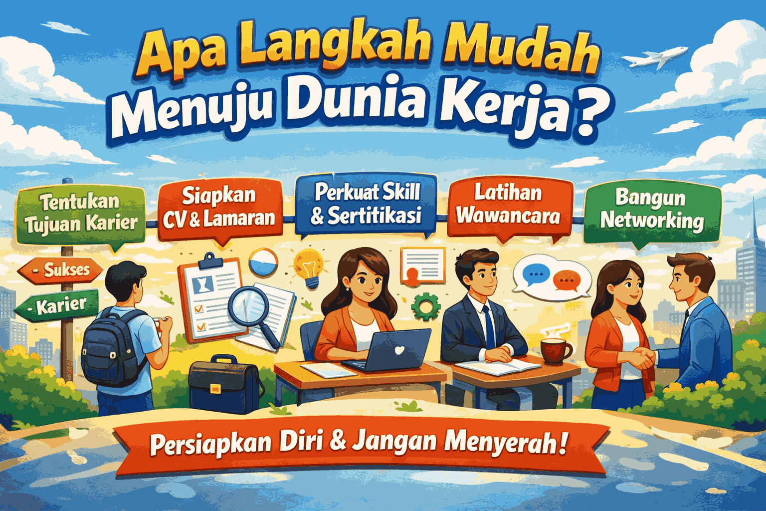 Apa Langkah Mudah Menuju Dunia Kerja?