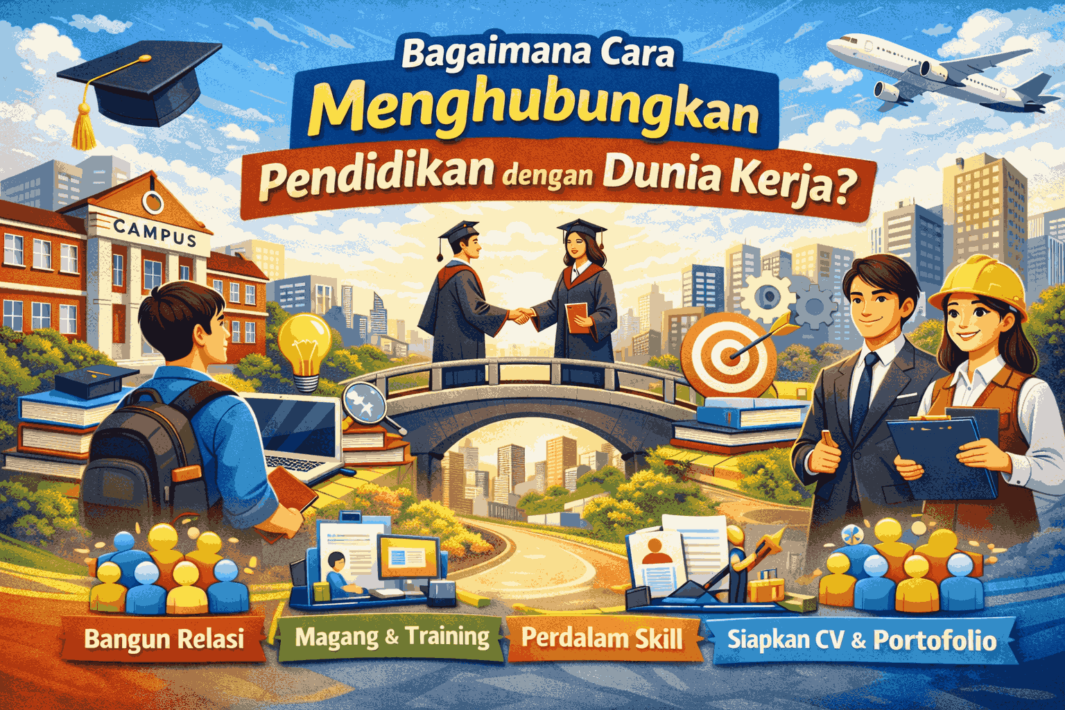 Bagaimana Cara Menghubungkan Pendidikan dengan Dunia Kerja?