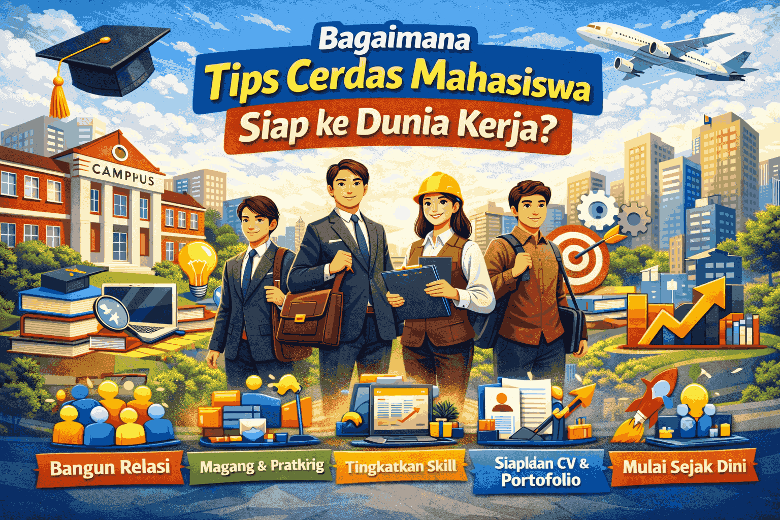 Bagaimana Tips Cerdas Mahasiswa Siap ke Dunia Kerja?