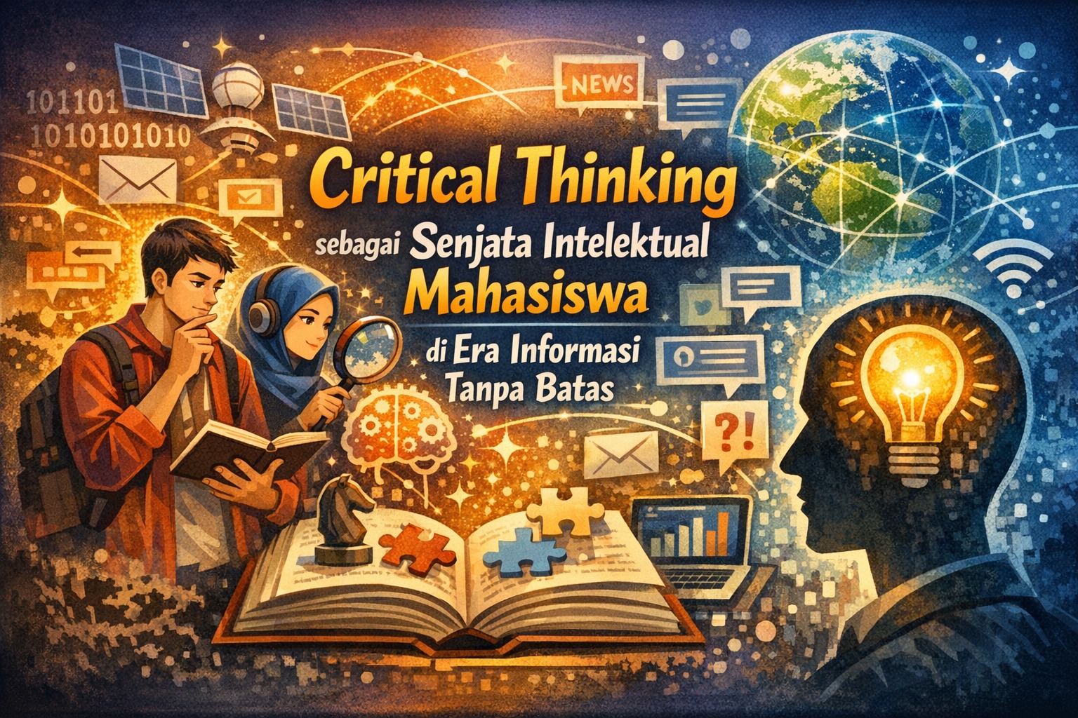 Critical Thinking sebagai Senjata Intelektual Mahasiswa di Era Informasi Tanpa Batas