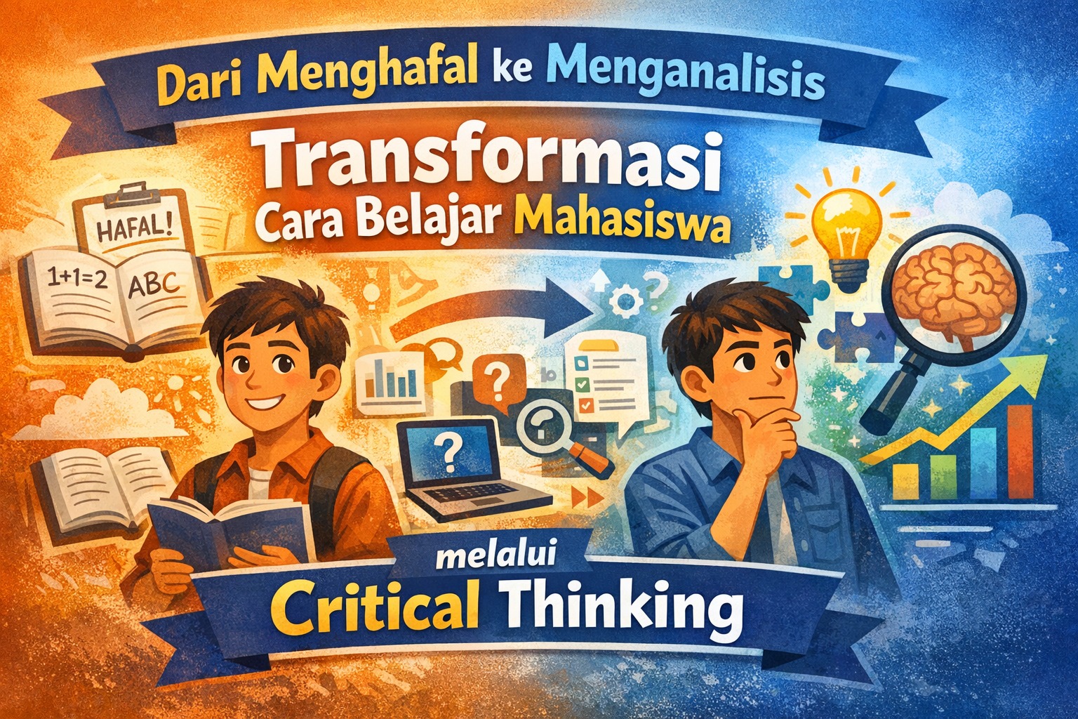 Dari Menghafal ke Menganalisis Transformasi Cara Belajar Mahasiswa melalui Critical Thinking