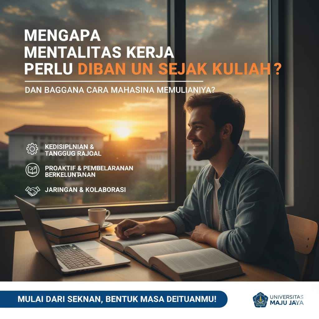 Mengapa Mentalitas Kerja Perlu Dibangun Sejak Kuliah dan  Bagaimana Cara Mahasiswa Memulainya?