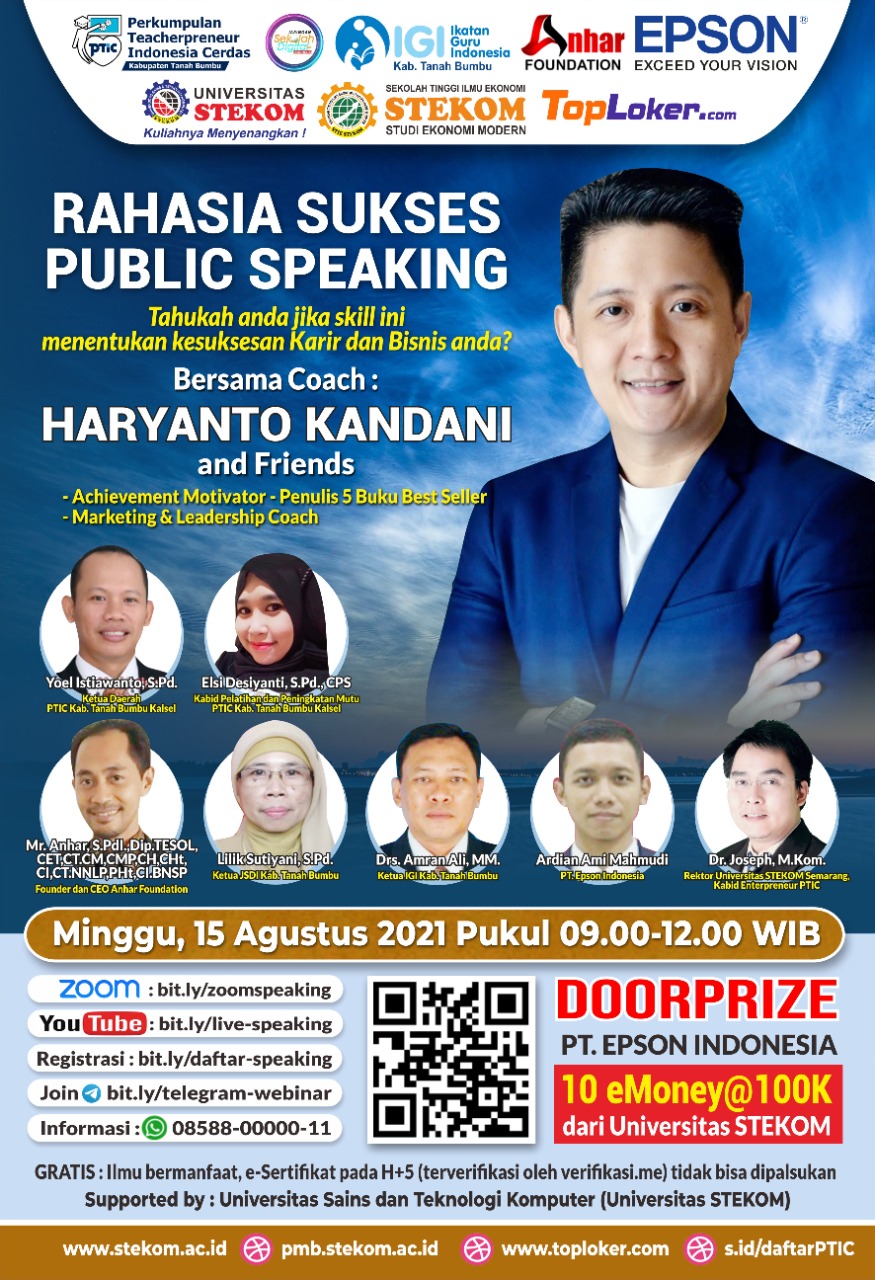RAHASIA SUKSES PUBLIC SPEAKING