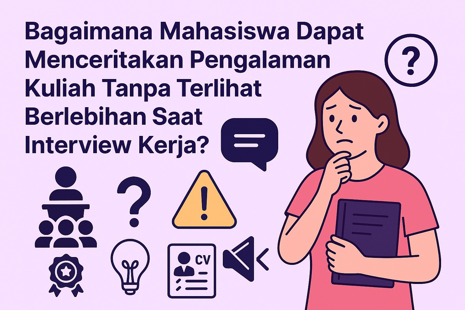 Bagaimana Mahasiswa Dapat Menceritakan Pengalaman Kuliah Tanpa Terlihat Berlebihan Saat Interview Kerja?
