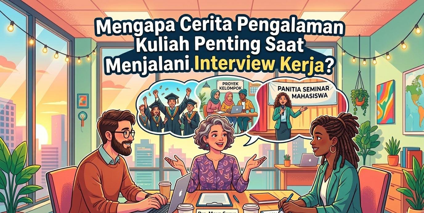 Mengapa Cerita Pengalaman Kuliah Penting Saat Menjalani Interview Kerja?