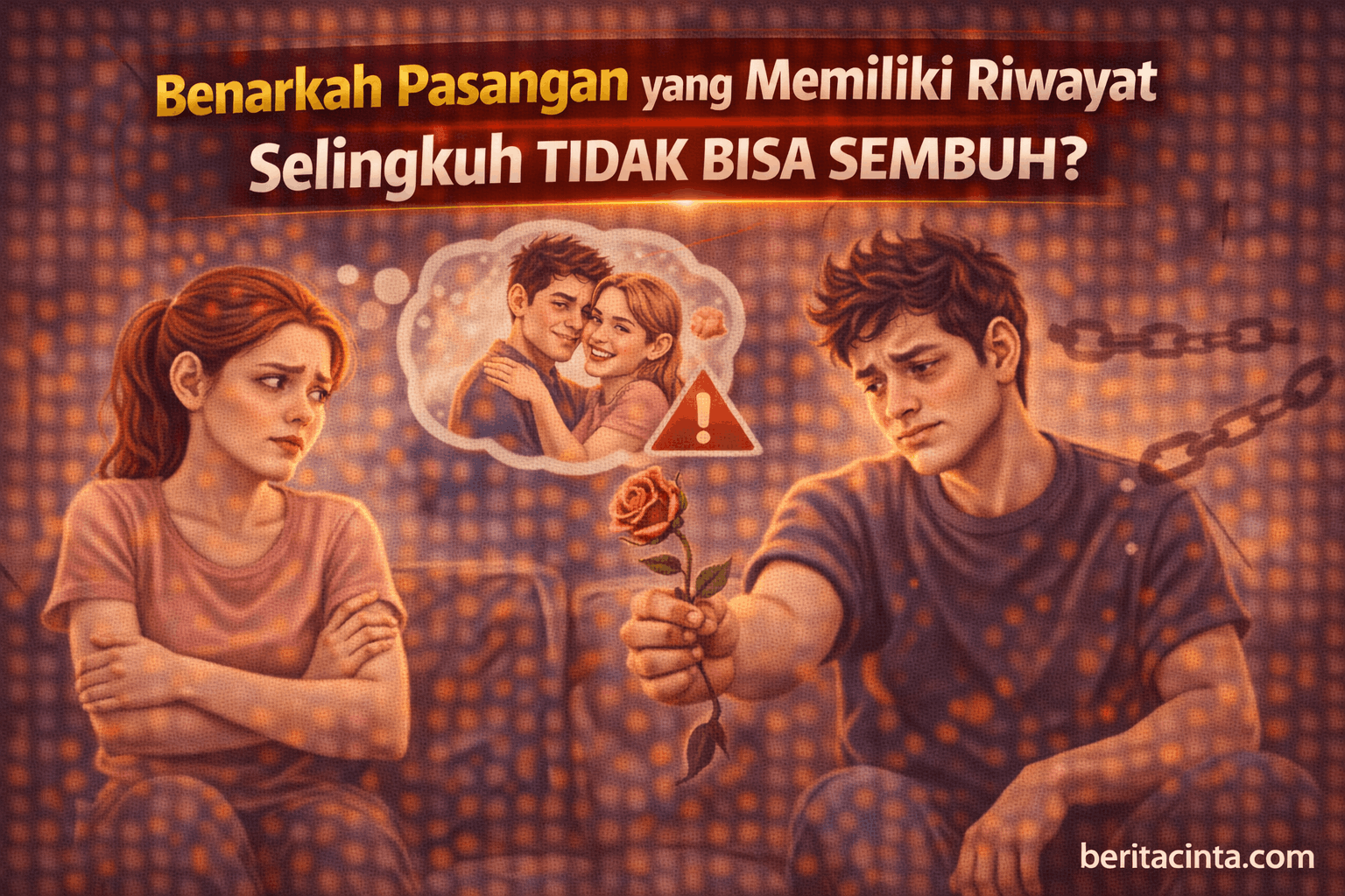 Benarkah Pasangan yang Memiliki Riwayat Selingkuh Tidak Bisa Sembuh?