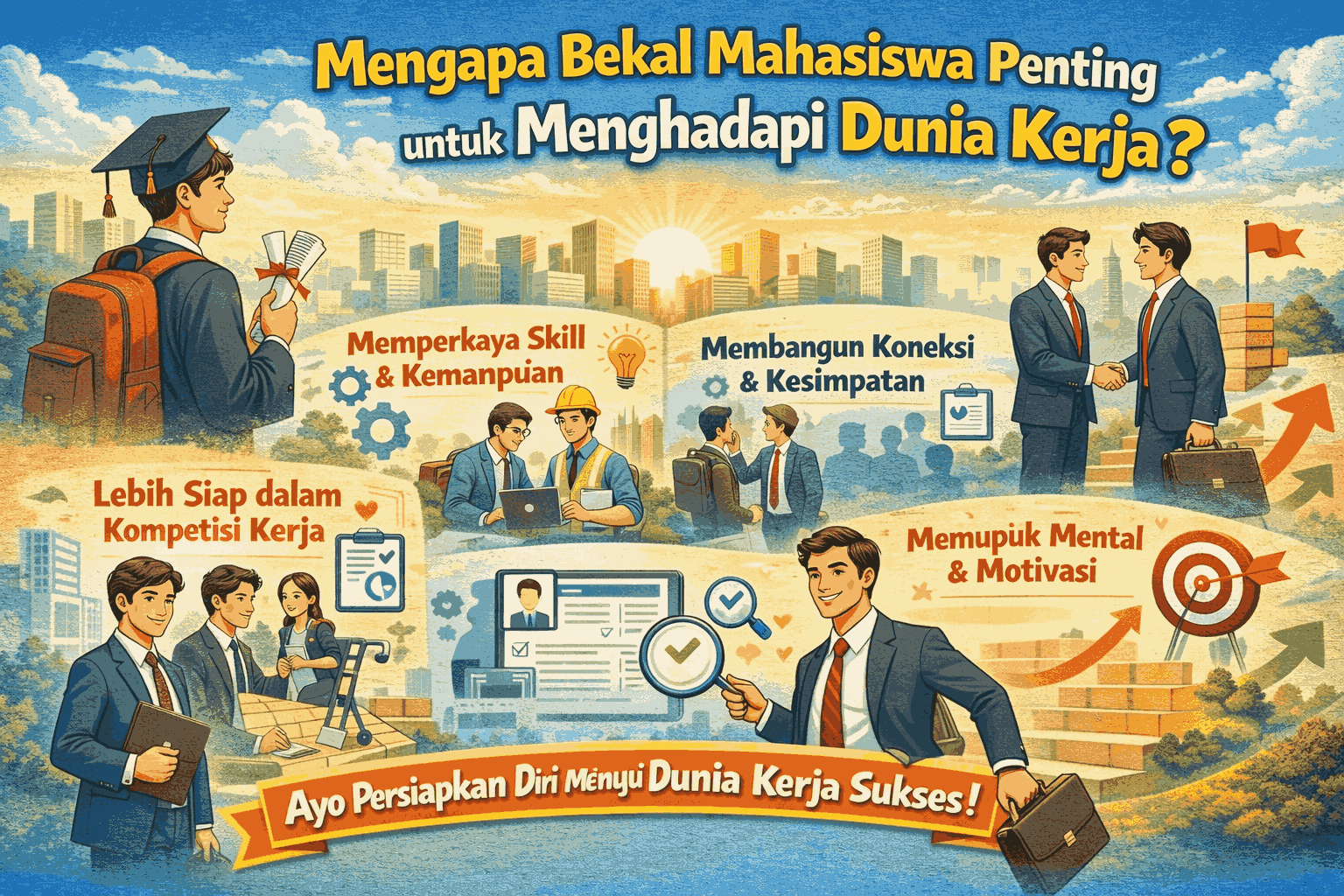 Mengapa Bekal Mahasiswa Penting untuk Menghadapi Dunia Kerja?