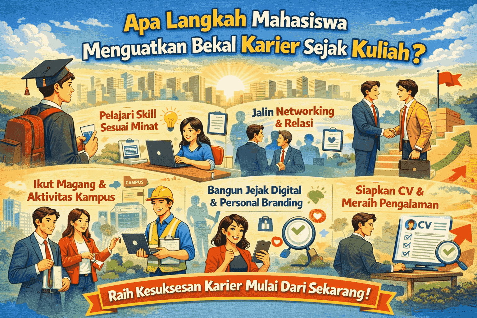 Apa Langkah Mahasiswa Menguatkan Bekal Karier Sejak Kuliah?