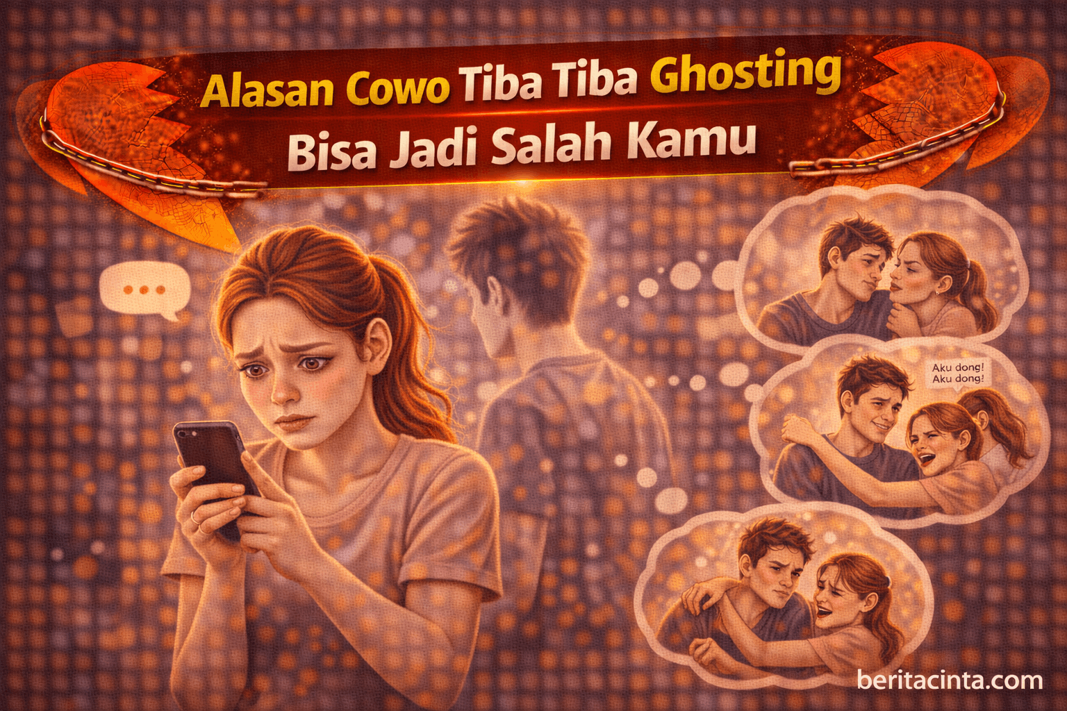 Alasan Cowo Tiba Tiba Ghosting, Bisa Jadi Salah Kamu