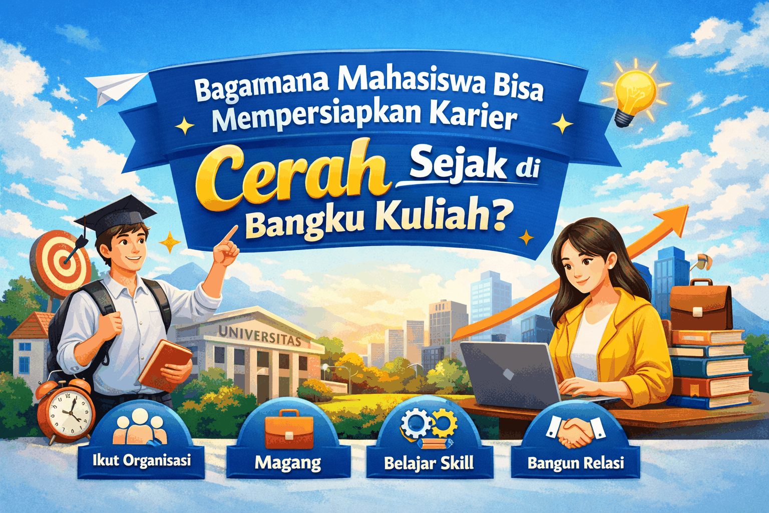 Bagaimana Mahasiswa Bisa Mempersiapkan Karier Cerah Sejak Di Bangku Kuliah?