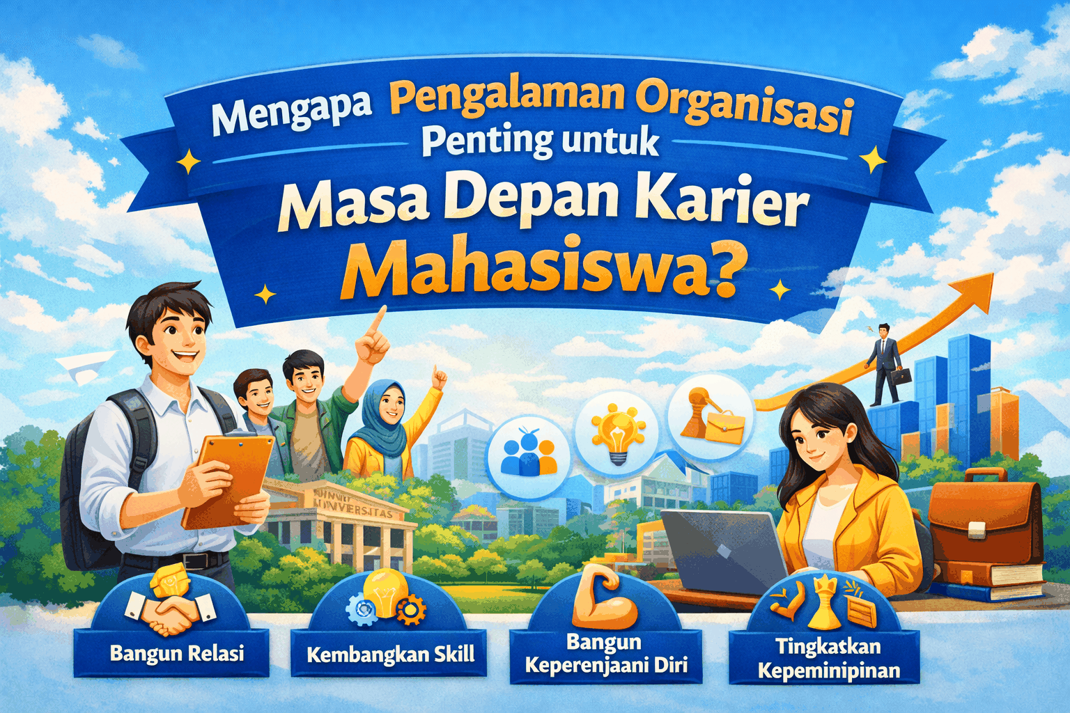 Mengapa Pengalaman Organisasi Penting Untuk Masa Depan Karier Mahasiswa?