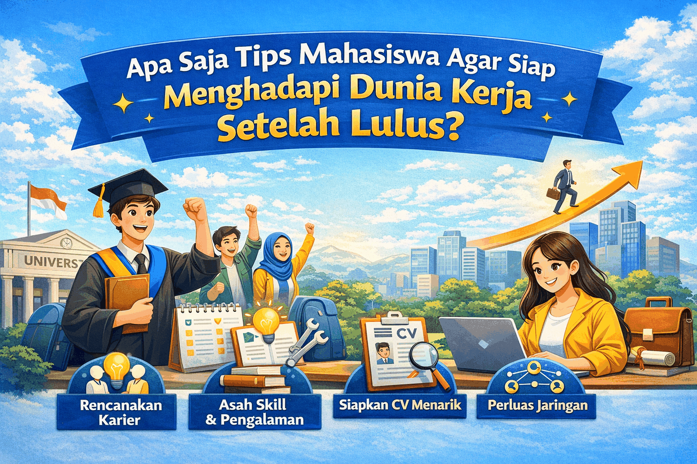 Apa Saja Tips Mahasiswa Agar Siap Menghadapi Dunia Kerja Setelah Lulus?