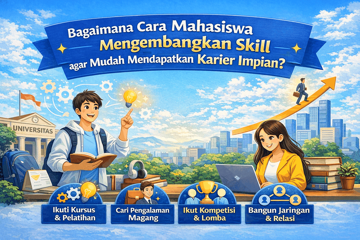 Bagaimana Cara Mahasiswa Mengembangkan Skill Agar Mudah Mendapatkan Karier Impian?