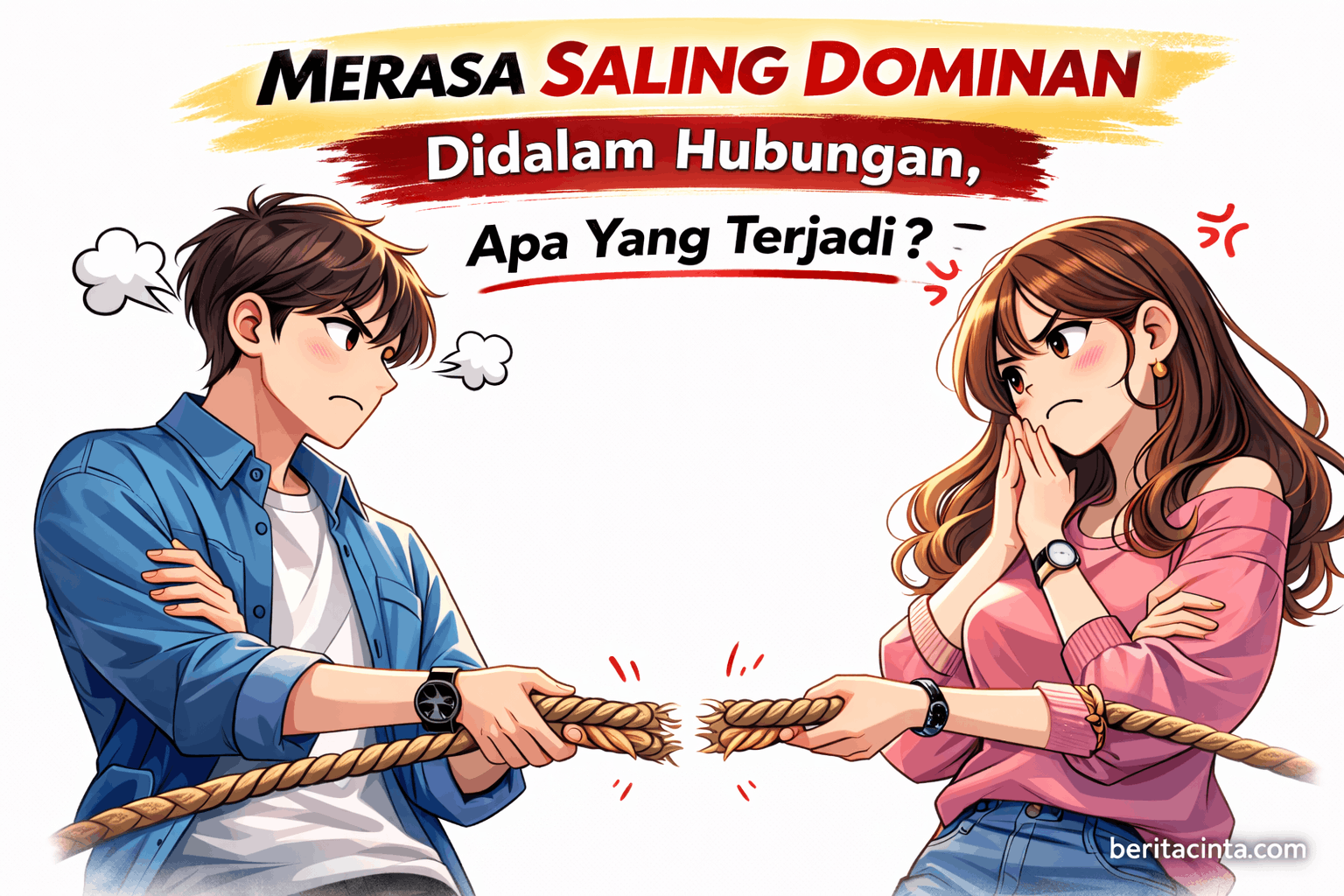 Merasa Saling Dominan di Dalam Hubungan, Apa yang Terjadi?