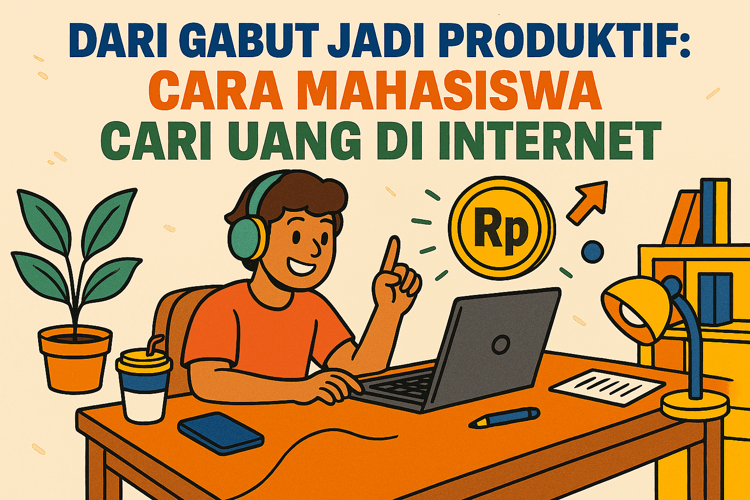 Dari Gabut Jadi Produktif: Cara Mahasiswa Cari Uang di Internet