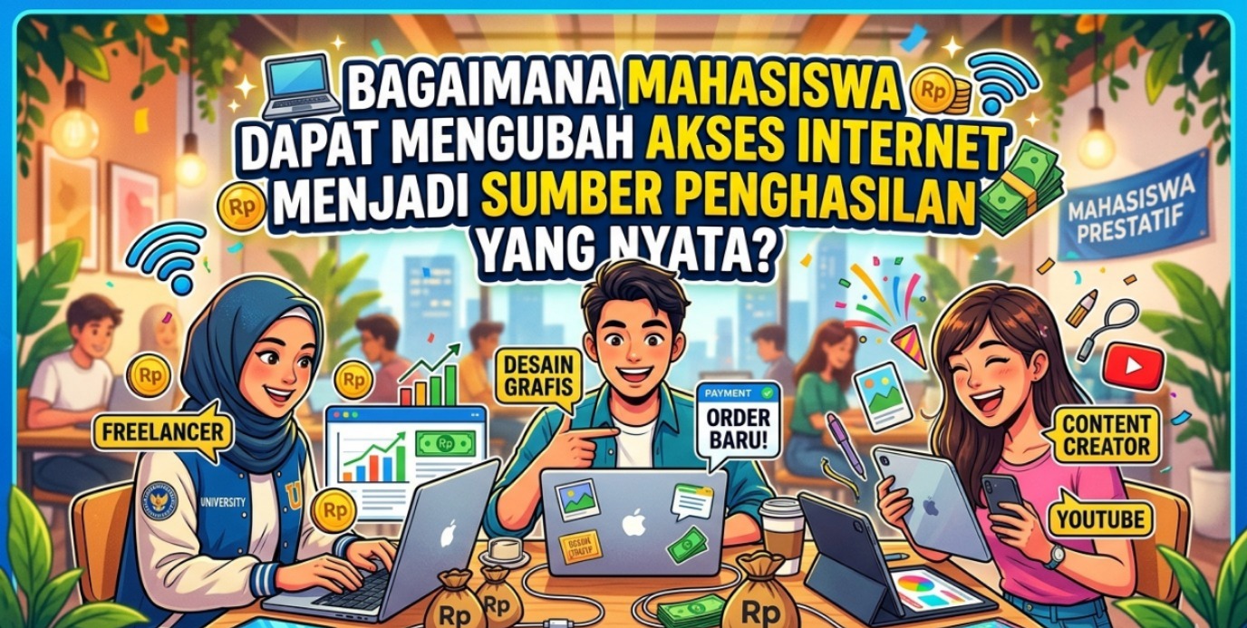 Bagaimana Mahasiswa Dapat Mengubah Akses Internet Menjadi Sumber Penghasilan yang Nyata?