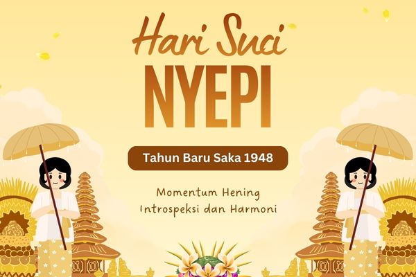 Hari Suci Nyepi Tahun Baru Saka 1948, Momentum Hening untuk Introspeksi dan Harmoni