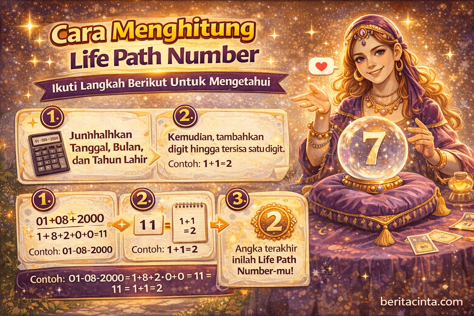 Cara Menghitung Life Path Number