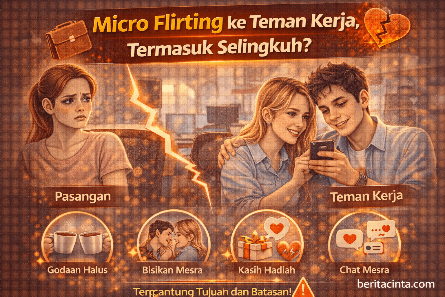 Micro Flirting ke Teman Kerja, Termasuk Selingkuh?