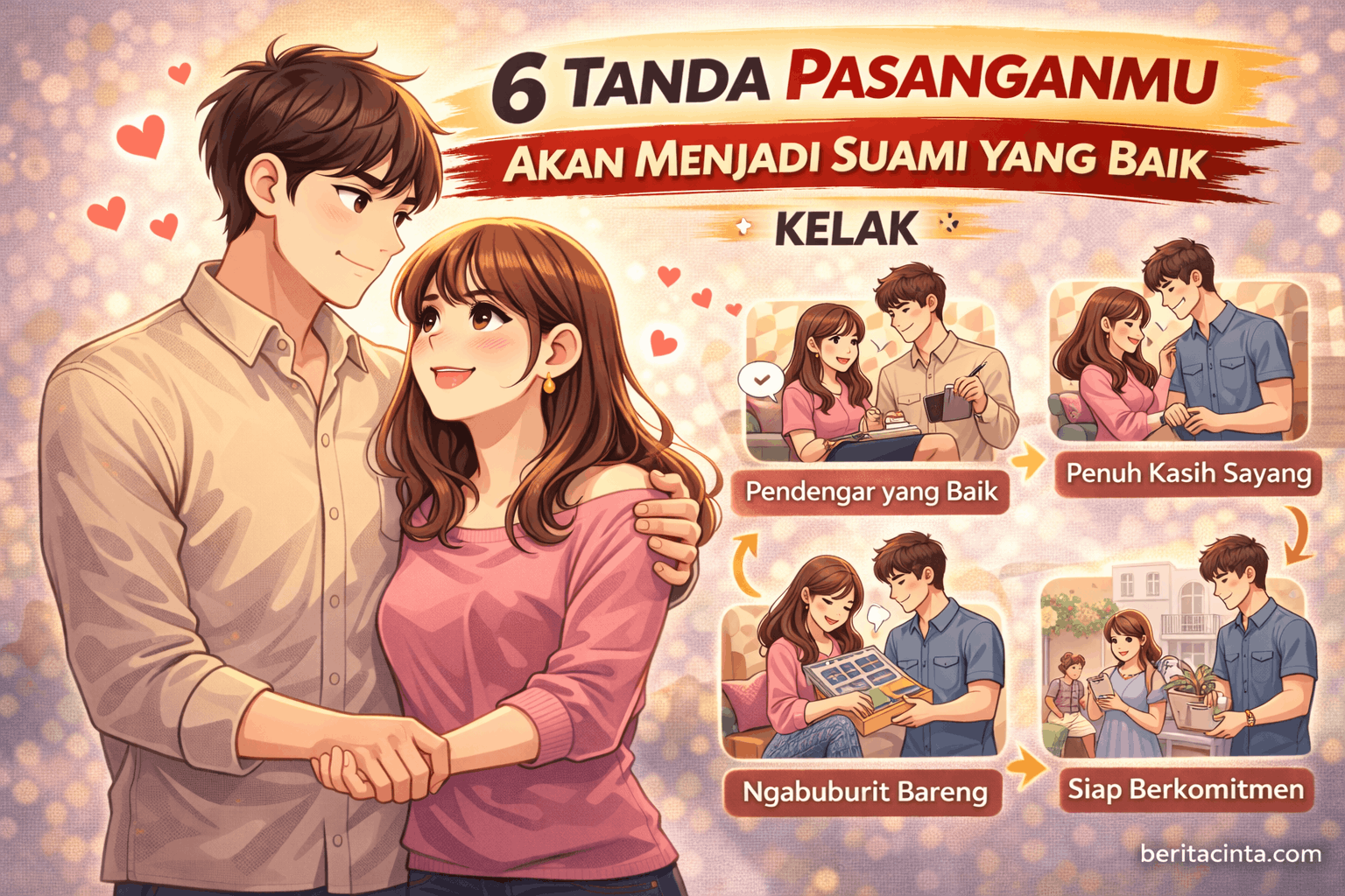 6 Tanda Pasanganmu Akan Menjadi Suami yang Baik Kelak