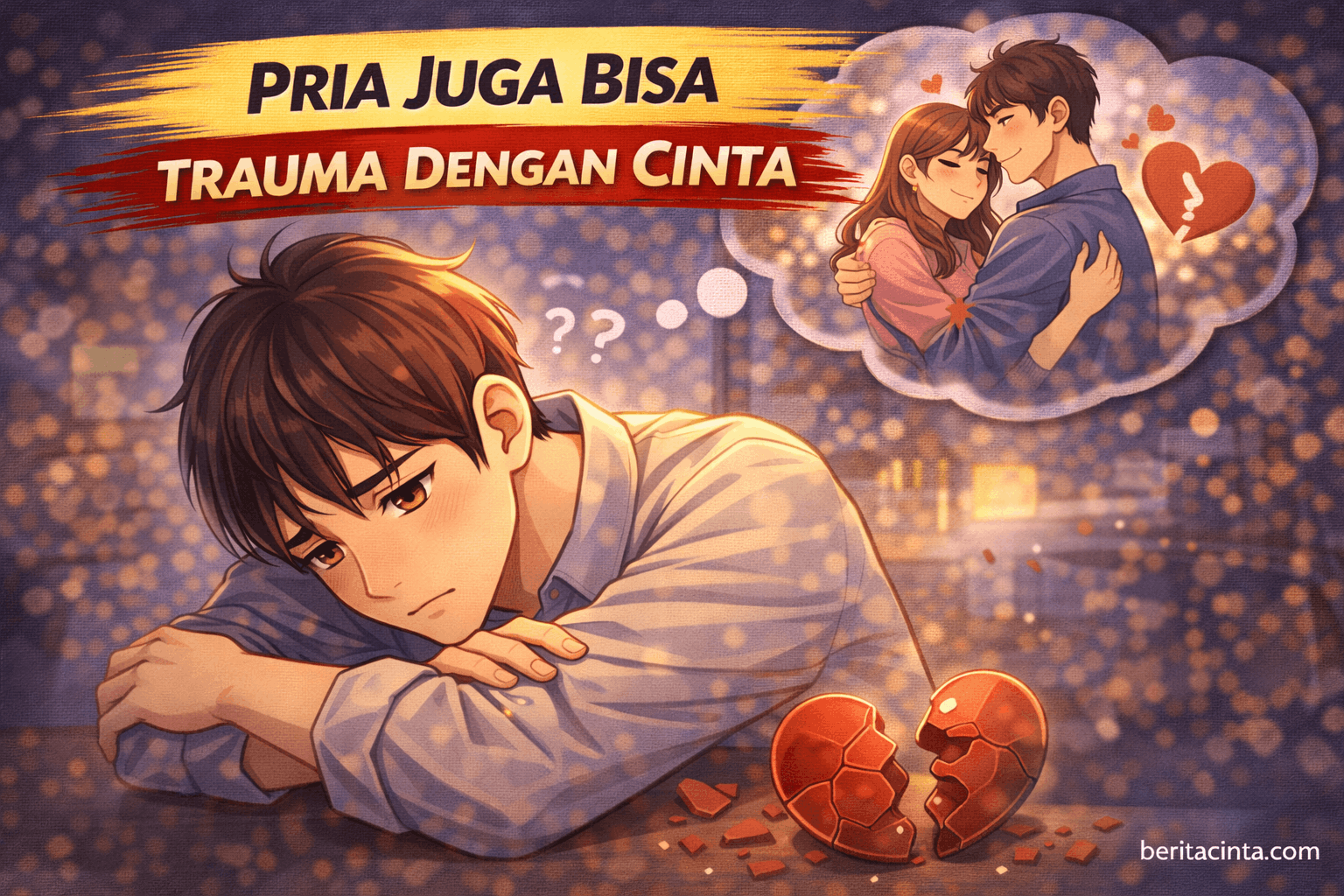 Pria Juga Bisa Trauma dengan Cinta