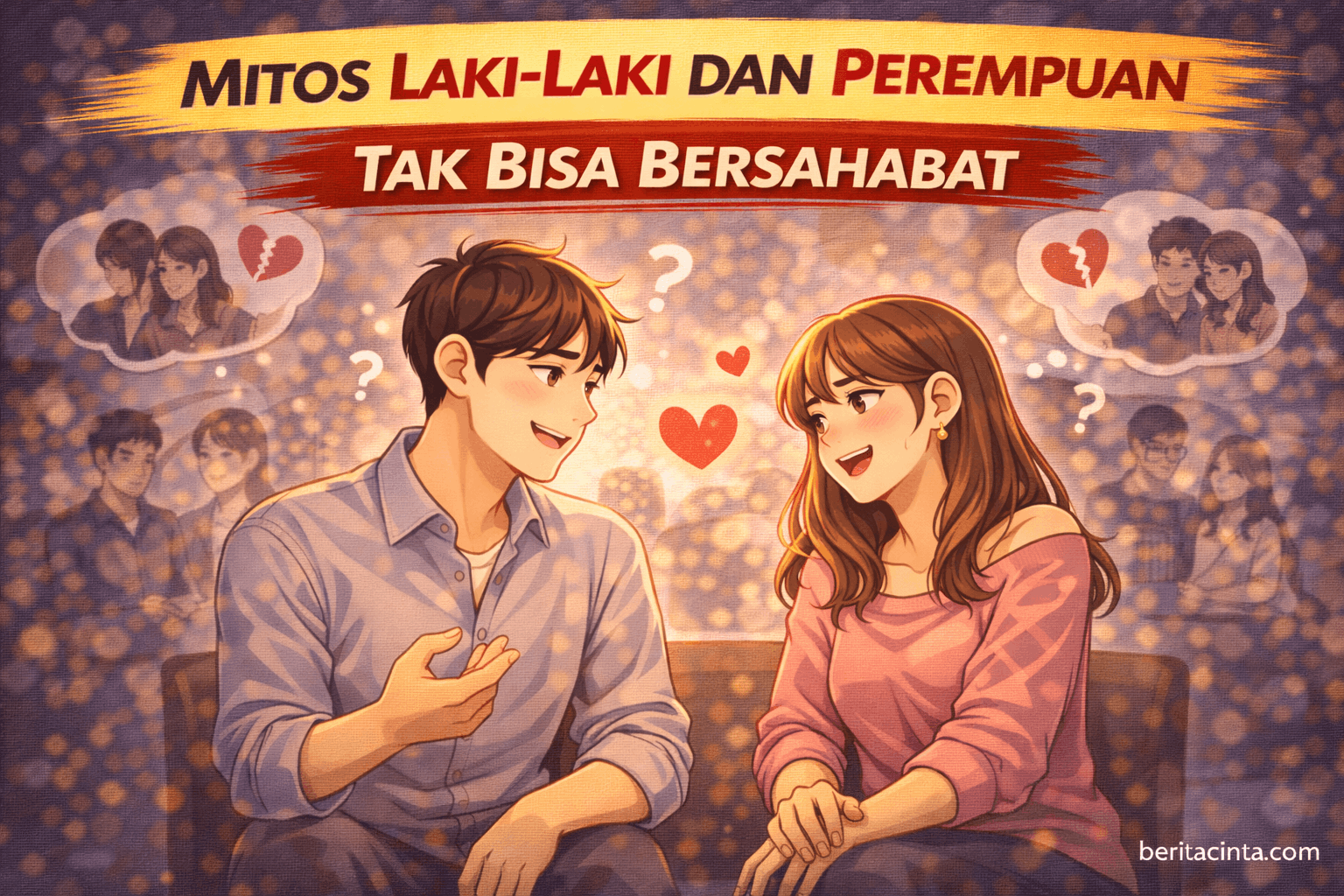 Mitos Laki-Laki dan Perempuan Tak Bisa Bersahabat