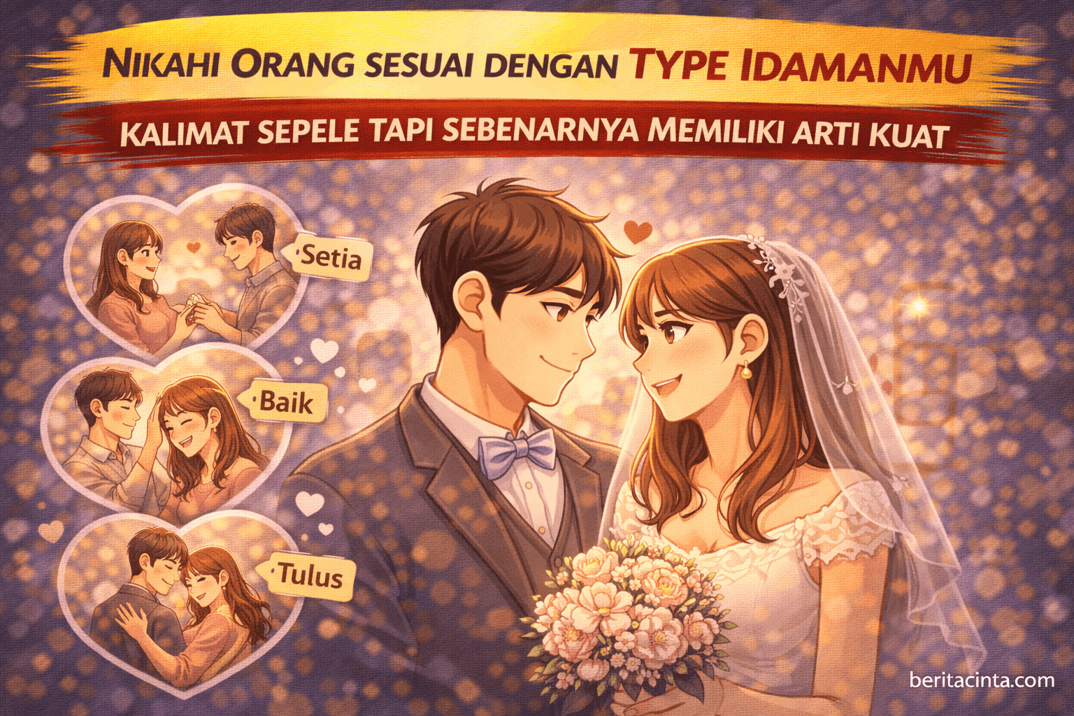 “Nikahi Orang Sesuai dengan Type Idamanmu”, Sepele Tapi Menyimpan Makna Penting