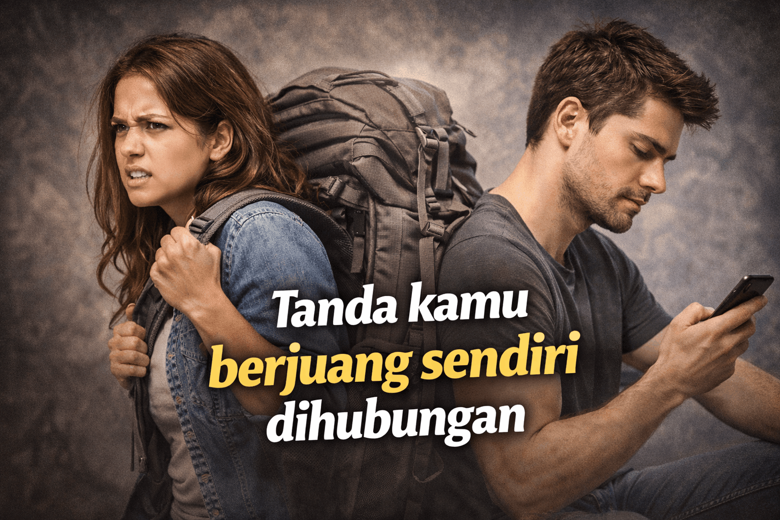 Tanda Kamu Berjuang Sendiri di Hubungan