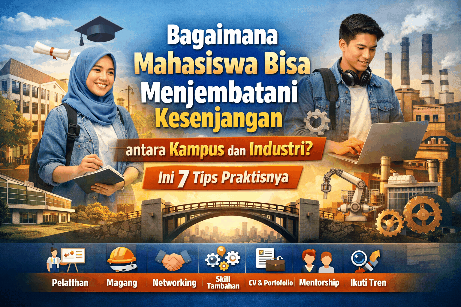 Bagaimana Mahasiswa Bisa Menjembatani Kesenjangan Antara Kampus Dan Industri? Ini 7 Tips Praktisnya
