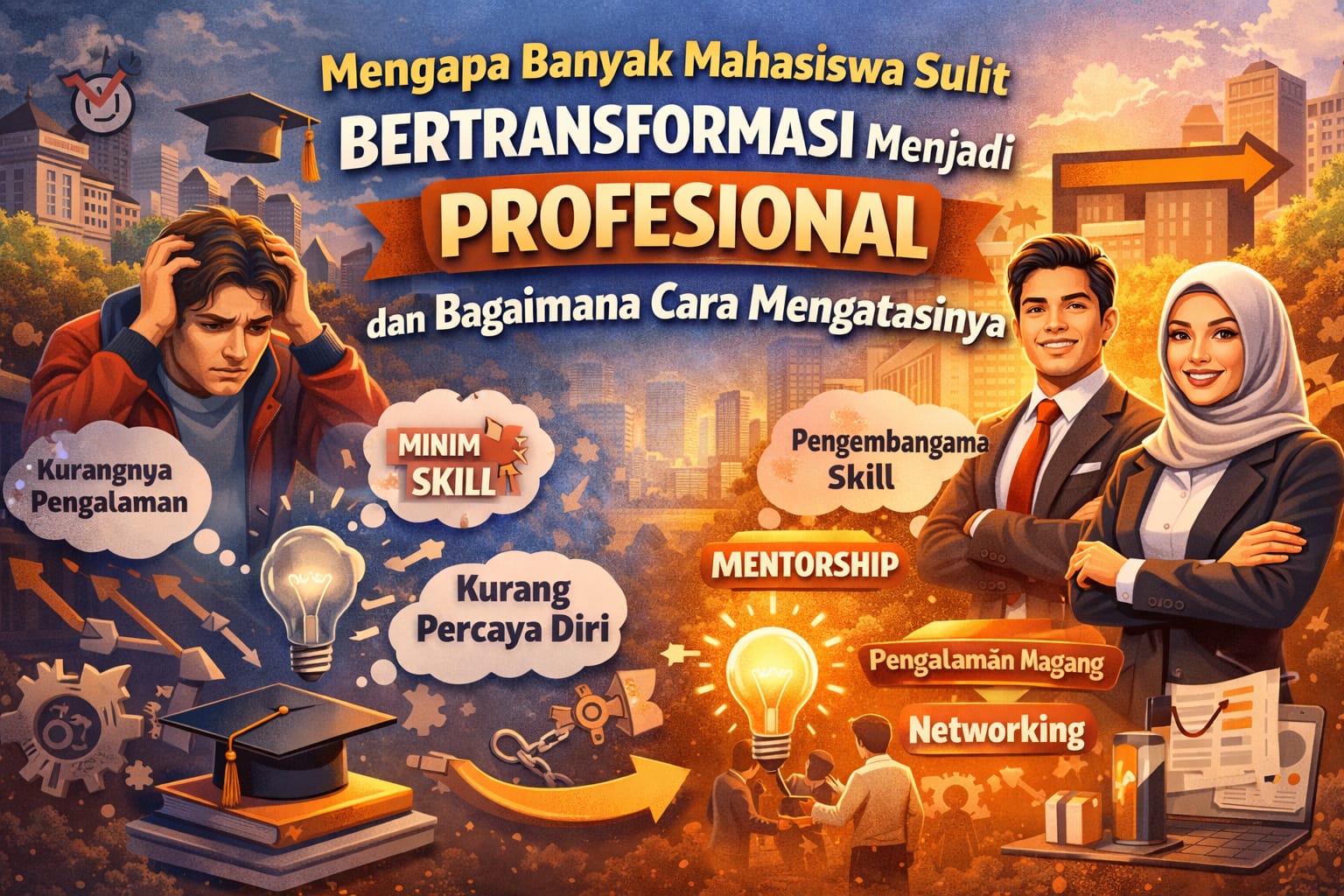 Mengapa Banyak Mahasiswa Sulit Bertransformasi Menjadi Profesional, Dan Bagaimana Cara Mengatasinya?