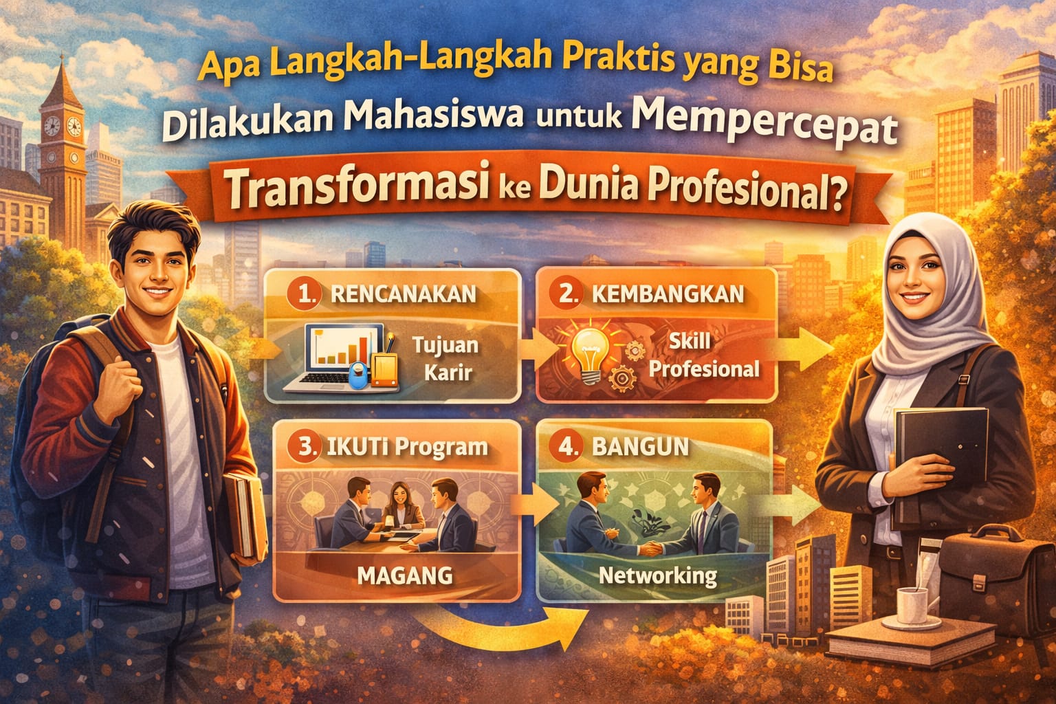Apa Langkah-Langkah Praktis Yang Bisa Dilakukan Mahasiswa Untuk Mempercepat Transformasi Ke Dunia Profesional?