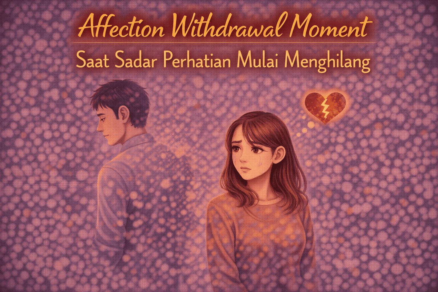 Affection Withdrawal Moment Saat Sadar Perhatian Mulai Menghilang