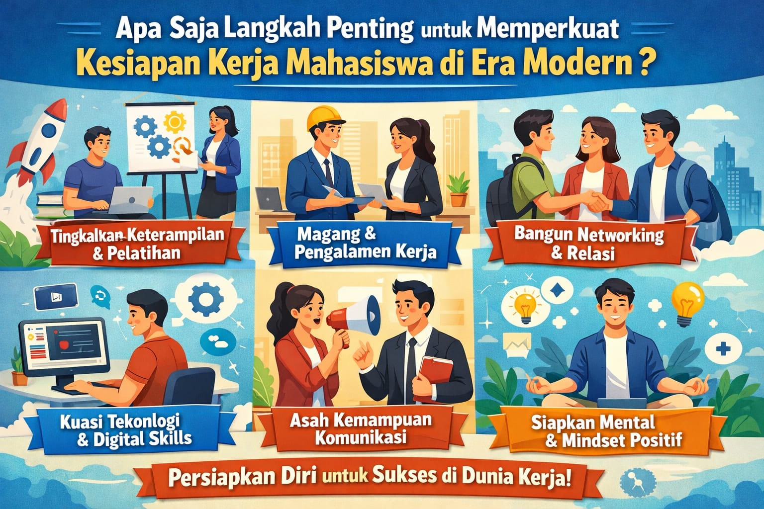 Apa Saja Langkah Penting untuk Memperkuat Kesiapan Kerja Mahasiswa di Era Modern?