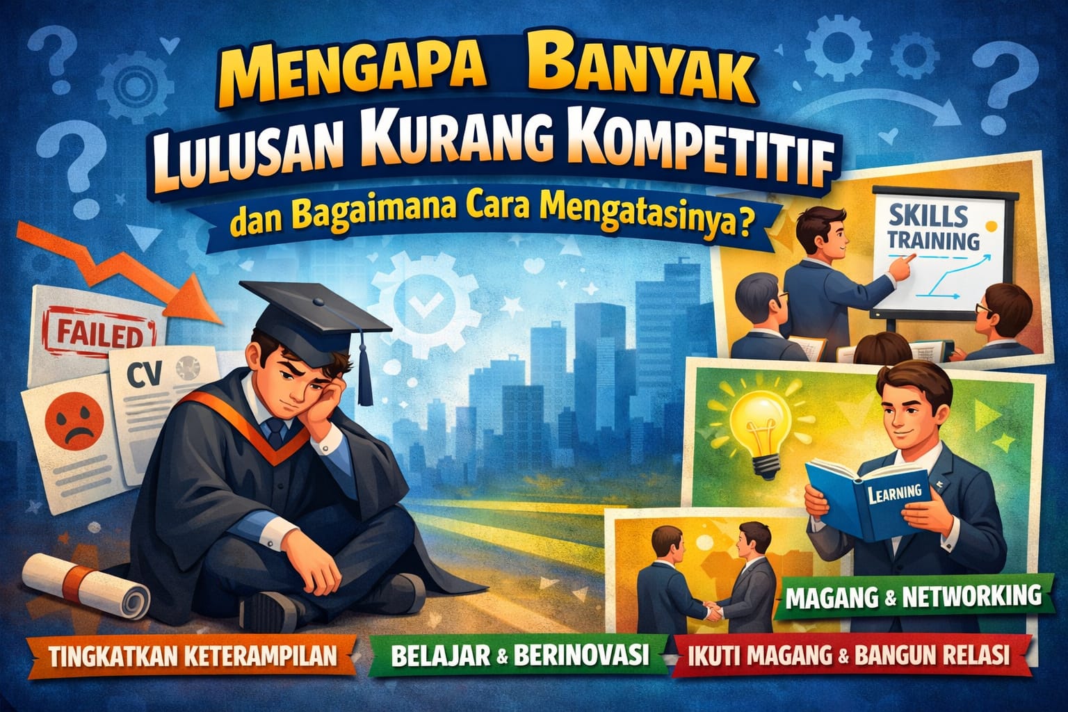 Mengapa Banyak Lulusan Kurang Kompetitif dan Bagaimana Cara Mengatasinya?
