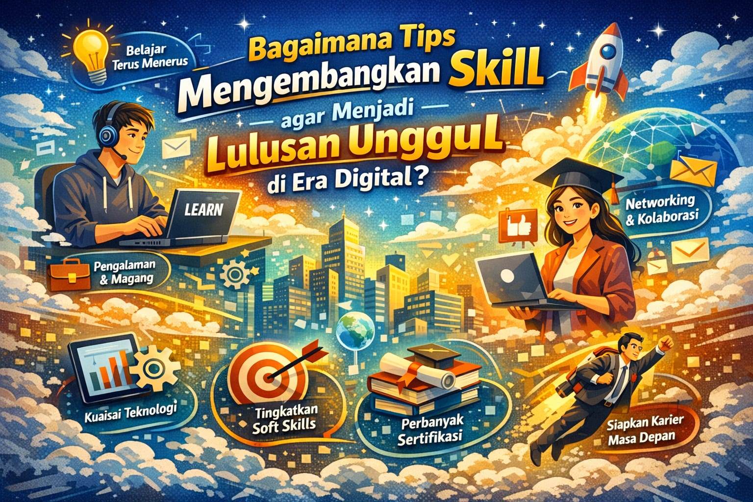 Bagaimana Tips Mengembangkan Skill agar Menjadi Lulusan Unggul di Era Digital?